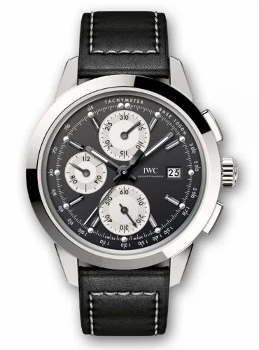 IWC Ingenieur Chronograph Custom Stainless Steel / Black-Silver-Black / Calf IW3808-BT (IW3808BT)
